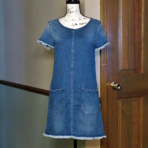MAX JEANS Denim Dress w/ Stretch - Like New - Sz S